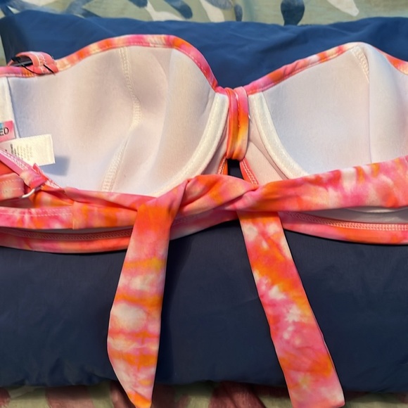Tie dye bright bikini top - Picture 2 of 5